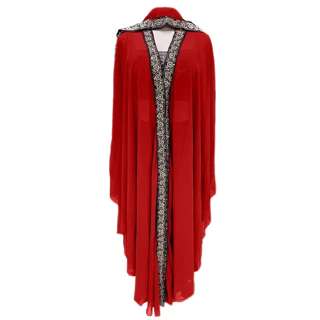 Abaya marocain caftan dubaï robe Maxi à capuche manches chauve-souris Farasha caftan femmes musulmanes africain ouvert Kimono Boubou robes de soirée