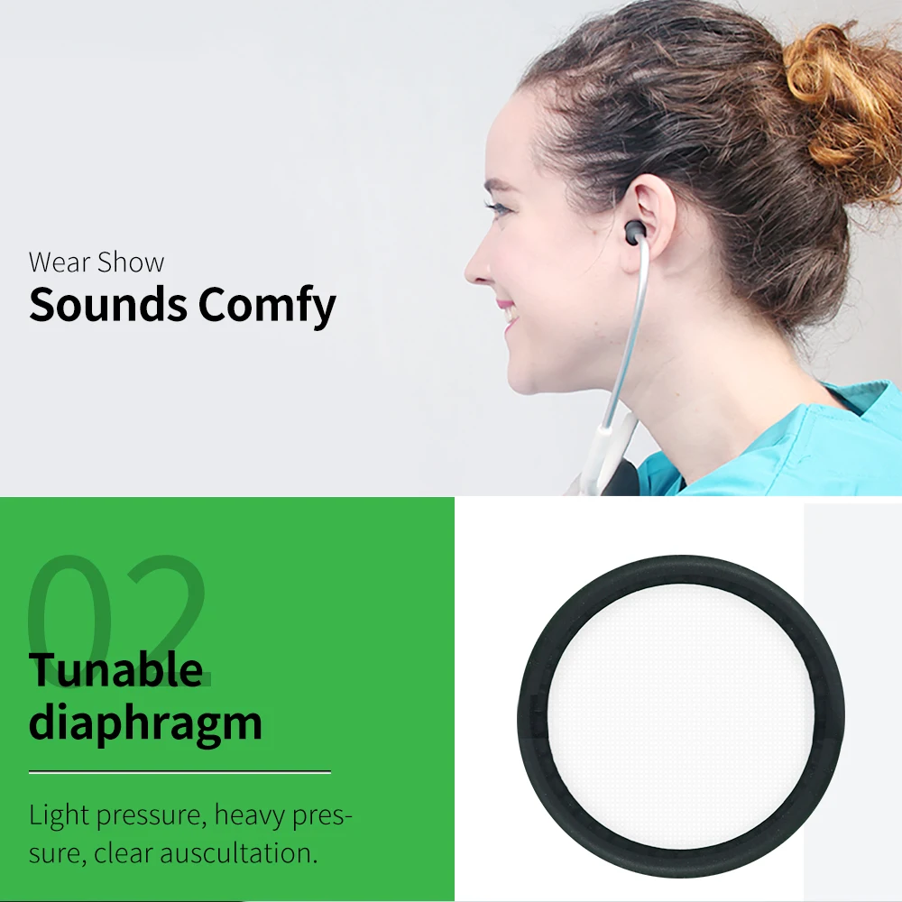 For 3M Littmann Stethoscope Replacement Kits Adult Pediatric Replacement Diaphragm Ear Accessories for Doctor Nurse Health Care medical stethoscope