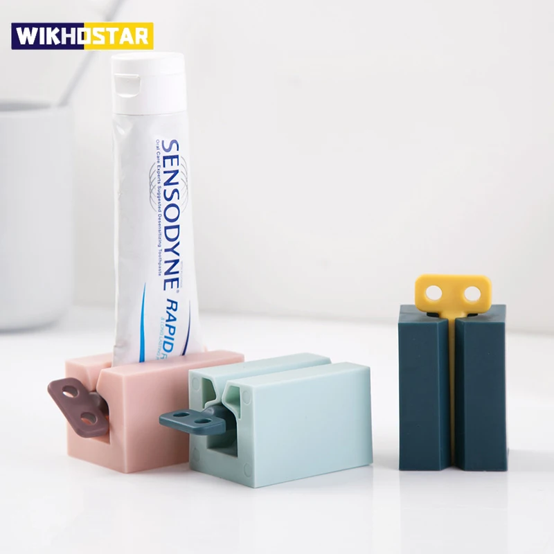 Toothpaste Squeezers Toothpaste Dispenser Lazy Rolling Tube Squeezer Storage Rack Bathroom Accessories toothpaste squeezer toothpaste dispenser
