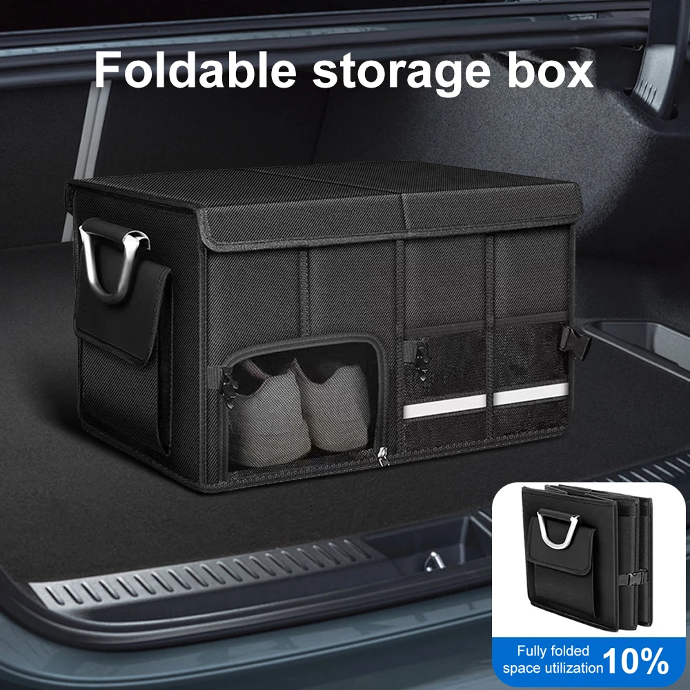 Car Trunk Organizer, 72L Large Capacity Waterproof Auto Storage