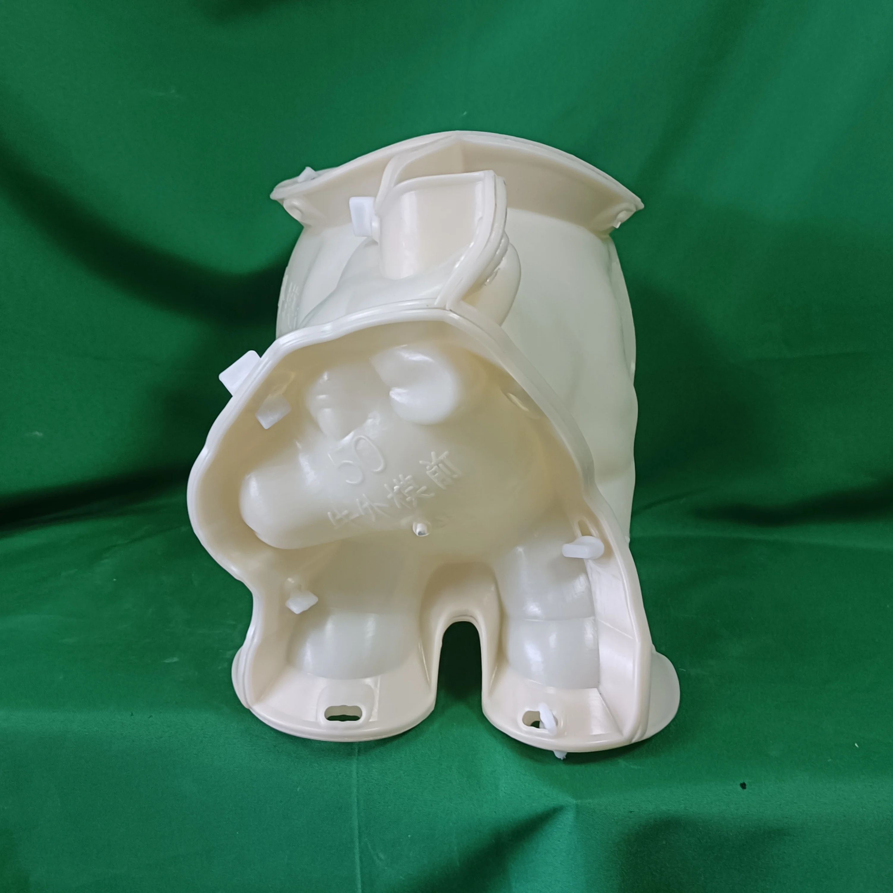 Concrete cow ox bull shape flower pot mold