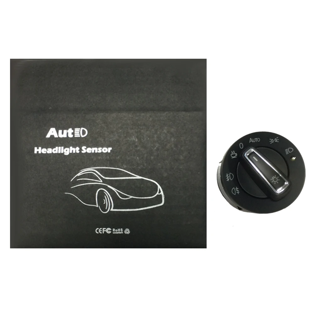 Automatische Scheinwerfer Schalter Modul mit Gebaut-in Sensor Auto Nebel  Licht Taste für VW Scirocco Fabia Passt B7 Tiguan mk1 Mk2 Touran