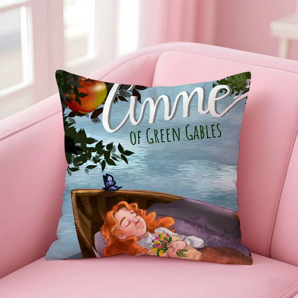 Anne Of G-Green Gables Kissenbezug, Muster, bedruckter Kissenbezug für Wohnzimmer, Sofa, Kissenbezug und Schlafzimmerdekoration – Detail 10