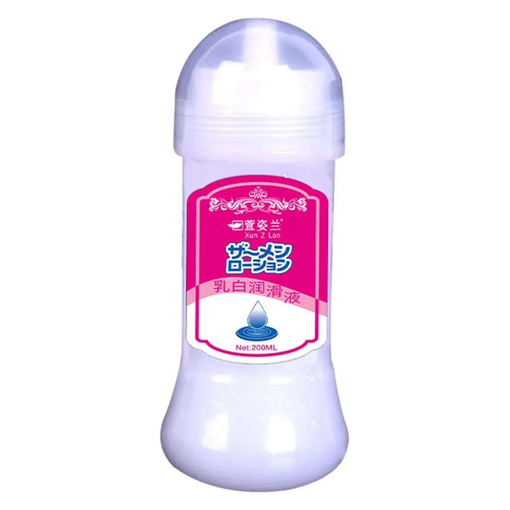 500Ml Lubricant for Sex,Water Based Sex Massage Oil for Couple Game,Milk-white Viscous Lube for Adults Vagina Anal Goods Sex Toy