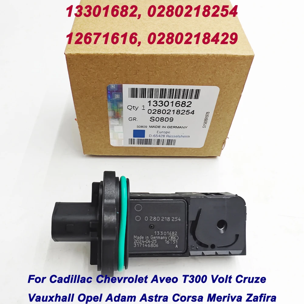 Capteur Débitmètre Air Massique 0280218254 - 5 Broches - Compatible Chevrolet Cruze 1.4L 1.8L 2011-2012 - Qualité OEM