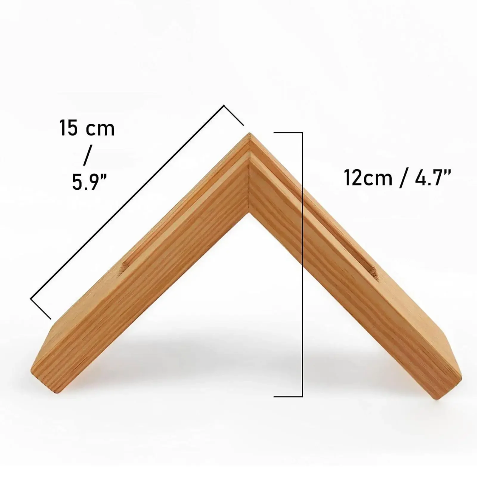 

Wooden Decorative Napkin Holder Napkin Stand Inverted Triangle Housewarming Gifts Napkin Dispenser for Farmhouse Picnic Table