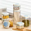 Vacuum Food Storage Box Plastic Sealed Fresh-Keeping Box Kitchen Storage Jars Grains Coffee Beans Transparent Storage Container 1