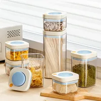 Vacuum Food Storage Box Plastic Sealed Fresh-Keeping Box Kitchen Storage Jars Grains Coffee Beans Transparent Storage Container 1