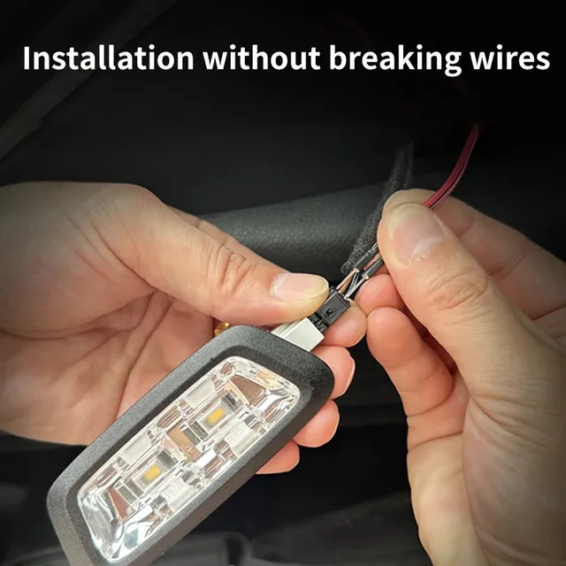 Car high brightness trunk lighting ambient light interior decoration LED wiring free automatic sensing tailgate light strip 6