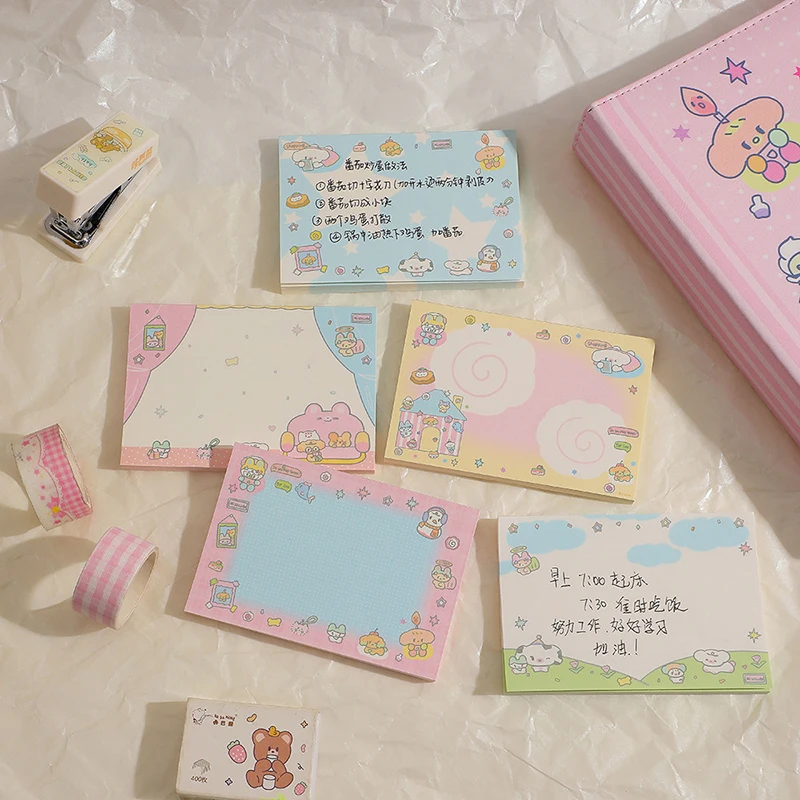 60Pcs Cute Puppy Memo Pad Decoration Scrapbooking Diary Album DIY Message Notes Paper Notepad Kawaii Stationery