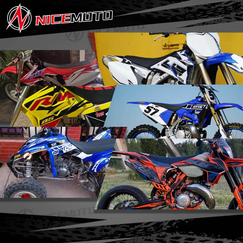 NICEMOTO For Suzuki 85 RM 2018-2001 Stickers Decals Graphics kits For Suzuki RM85 2001-2009  2010 2011 2012 2016 201