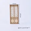 2pcs/4pcs Dollhouse Window Grid Frame Construction Material Chinese Furniture Model Building Miniature Decorative Wooden Craft 5