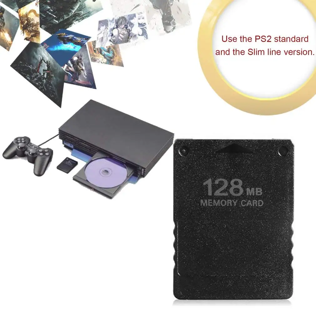 Memory Card For PS2 8MB 16MB 32MB 64MB 128MB Sony PlayStation2 Store Game Progress