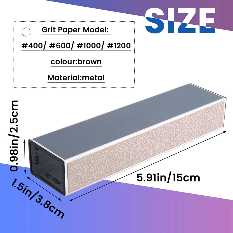 Guitar Fret Leveling Files Bass Guitar Leveler Fret Beam Luthier Supply Tool Kit With 4 Grit Papers 150Mm