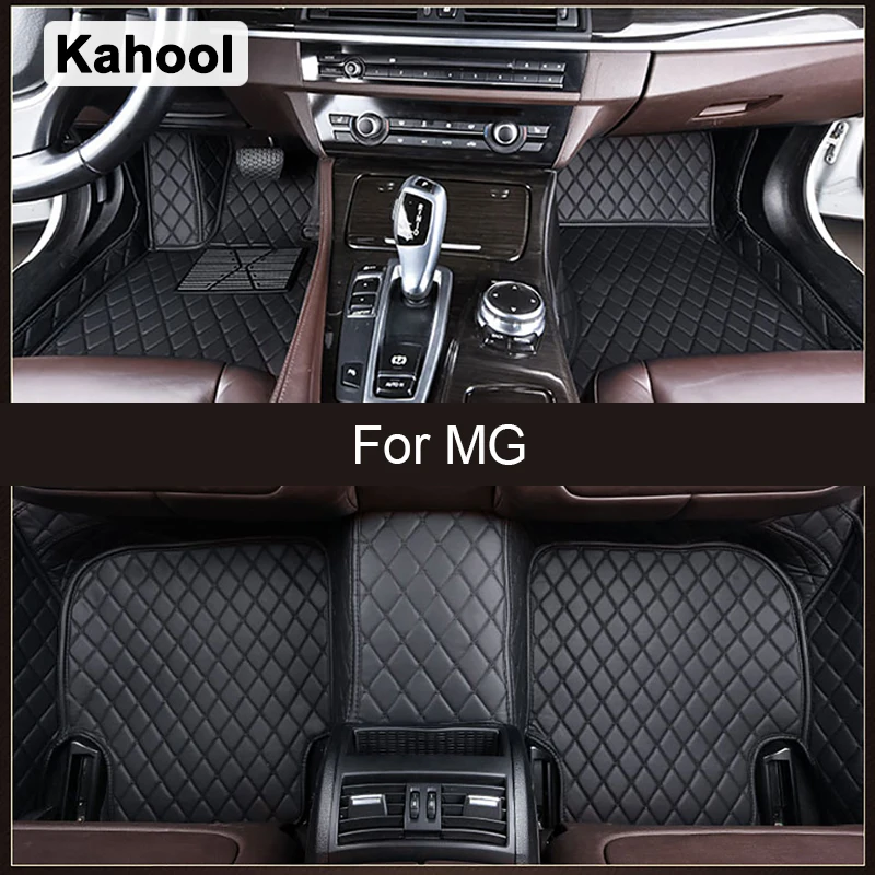 KAHOOL Car Floor Mats For MG HS MG3 MG5 MG6 MG7 ZS GS GT Foot Coche