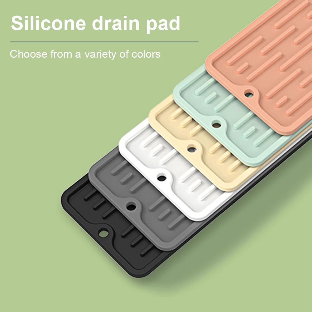 Countertop Protector Mat Waterproof Cleaning Faucet Splash Catcher Mats Non-slip Kitchen Gadgets for Home Bathroon Accessories