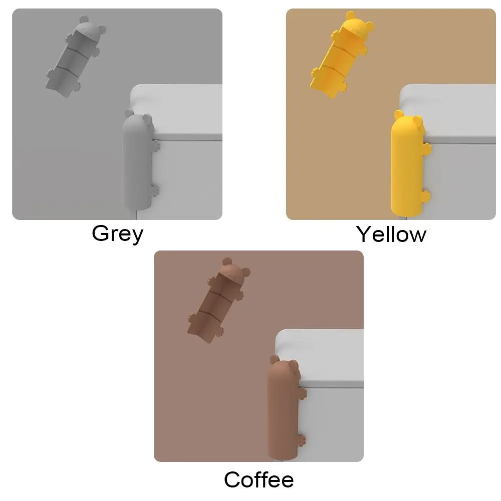 Silicone Anticollision Strip Cartoon Bear Corner Guards Soft Safe Table Corner Protector Can Be Cut for Kids Baby Safety