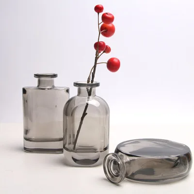 Tabletop Creative Unique Mini Pot Decorative Flower Bottle Glass Vase Home Wedding Nordic Decoration 6