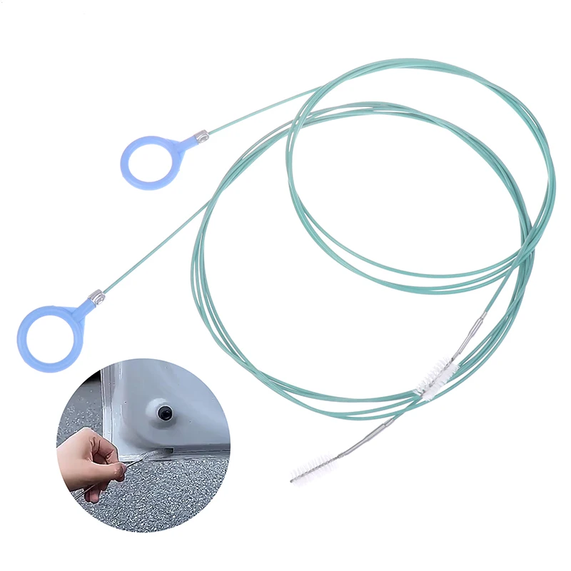 2/3/5m Drain Hole Cleaning Brush Flexible Car Drain Dredge Sunroof Cleaning Scrub Brush Tool Accessory Skylight Pipe
