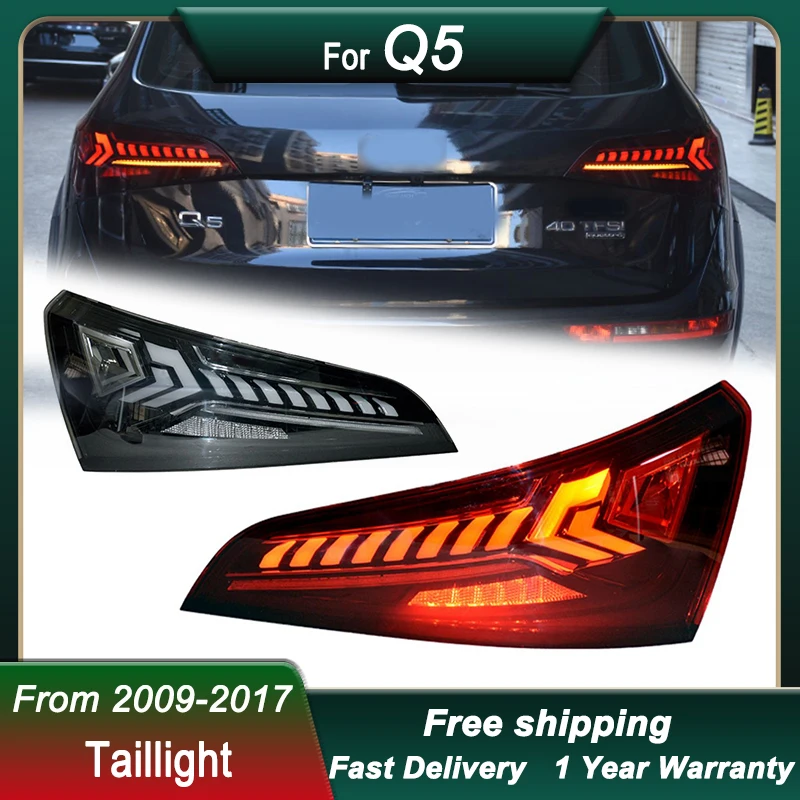 

Car Tail Lights For Audi Q5 2009-2017 new style TailLamp Upgrade LED Brake Reverse Dynamic Turn Signal Light Tail Lamp Assembly
