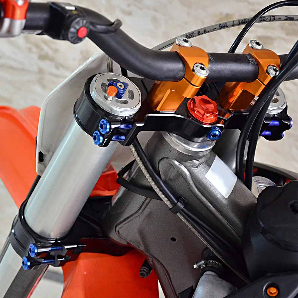 Für Husqvarna 2016-2023 TE 300 TE FE 125 250 300 350 450 501 Motorrad 52 MM Lenker Riser bar Clamp Mount TC FC FE 2014-2015 – Detail 5