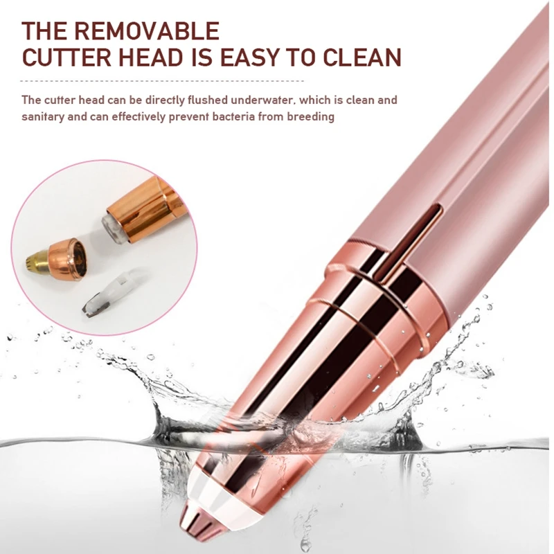 Eyebrow Trimmer Women Electric Eyebrow Trimmer Security Hair Removal Mini Shaper Shaver Painless