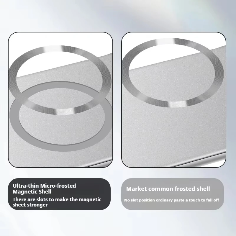 Enhanced Metallic Paint Cooling Phone Case with MagSafe Compatibility