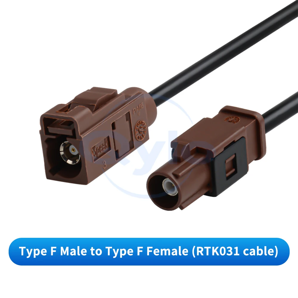 FAKRA-JK Gerader Stecker auf Gerade Buchse Rückfahrkamera-Videokabeladapter SYWV50-2/RTK031 Koaxialkabel (1 Stück) – Detail 7