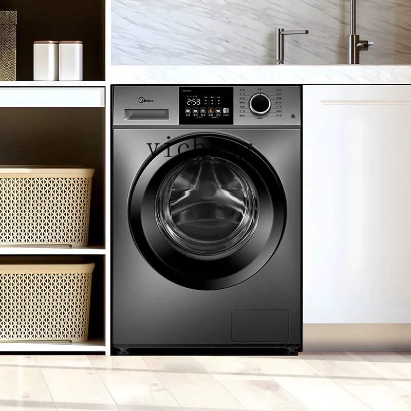 ZK washing machine 10kg drum automatic household belt drying washing and drying integrated mini washing machine with spin dryer 2