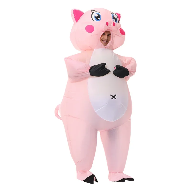 Inflatable Pig Zebra Costume 2