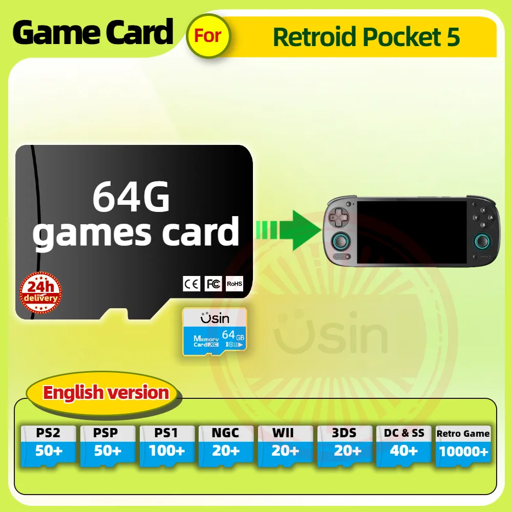 Memory Game Card For Retroid Pocket 5 RP5 4 Pro English version