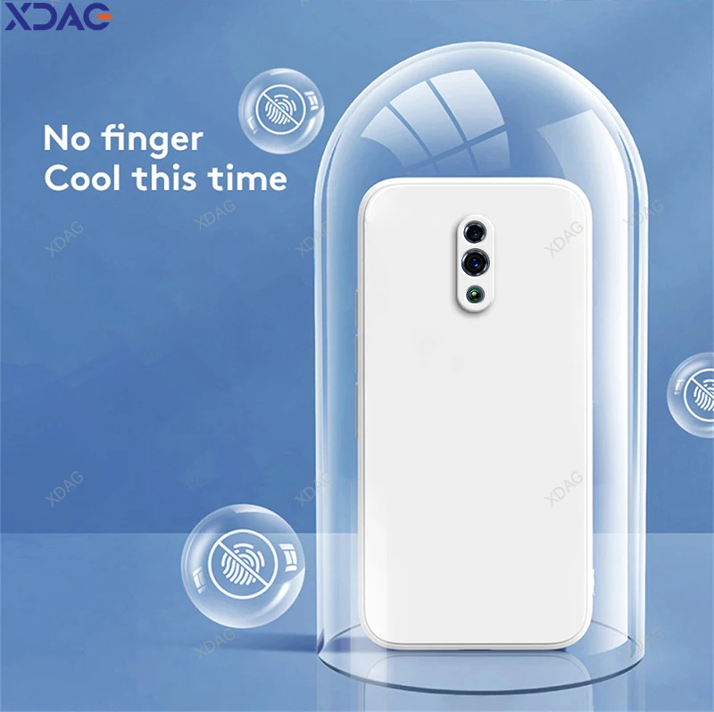 Lens Protection Funda Phone Case for Oppo Reno 6.4" PCAM00 PCAT00 CPH1917 Original High Qualtiy Liquid Silicone Back Cover Shell 4