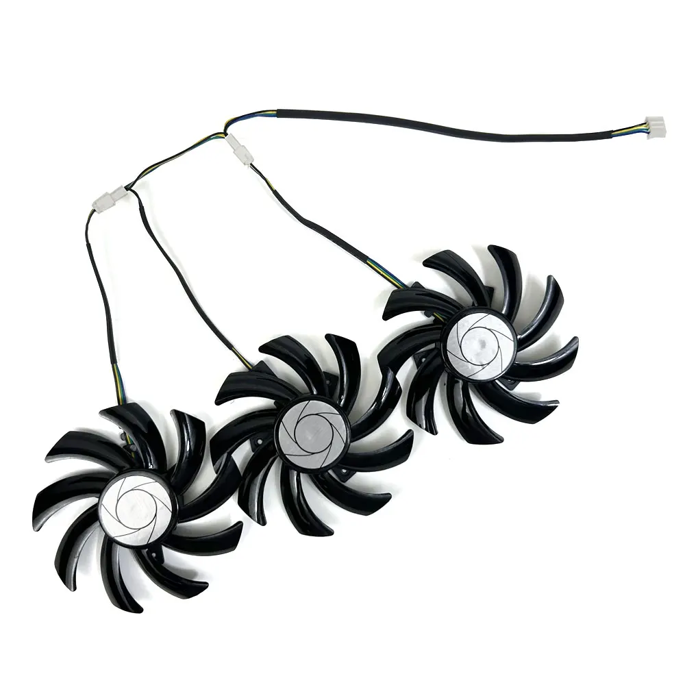 

3PCS DIY PLD09210S12HH DC12V 0.40A 85mm VGA Fan 4Pin For MSI GTX1080Ti 11G DUKE 980Ti Graphics Card Cooling Fan