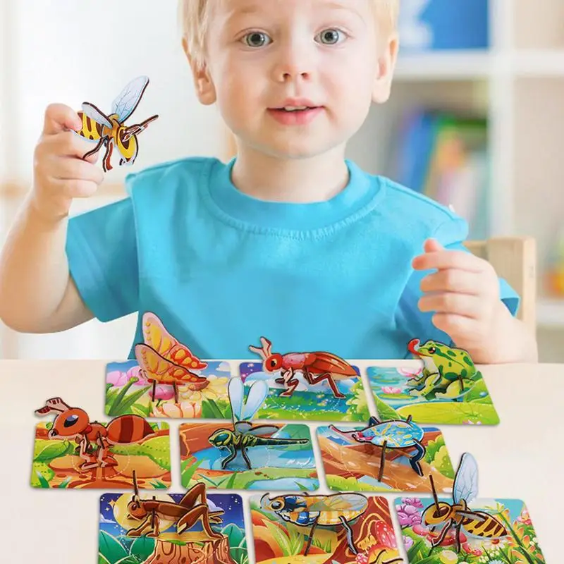 Рисунок 4 - Деревянная 3D головоломка в виде насекомых