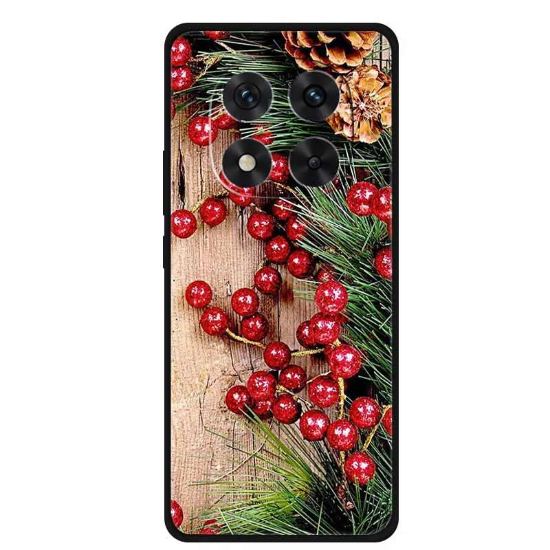 Yoedge 2 Custodie Natale Per Xiaomi Redmi Note 10S/10 4G - Silicone Morbido Con Disegni Albero E Renna - 4