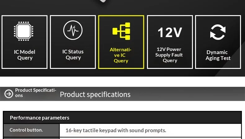 YBD-868 new IC tester digital integrated circuit tester component maintenance te
