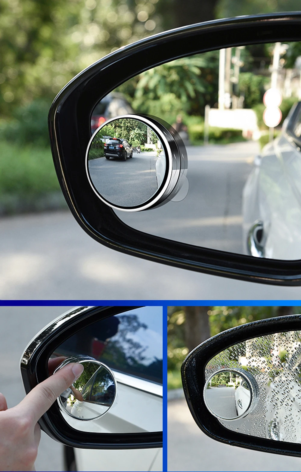 for cupra formentor 2pcs car sucker mirror Small blind spot mirror