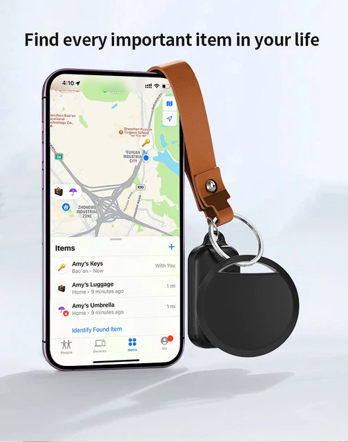 Air Tracker Android 4 Pezzi – Localizzatore Bluetooth Compatibile Con Google Find Hub Per Chiavi, Portafogli E Zaini