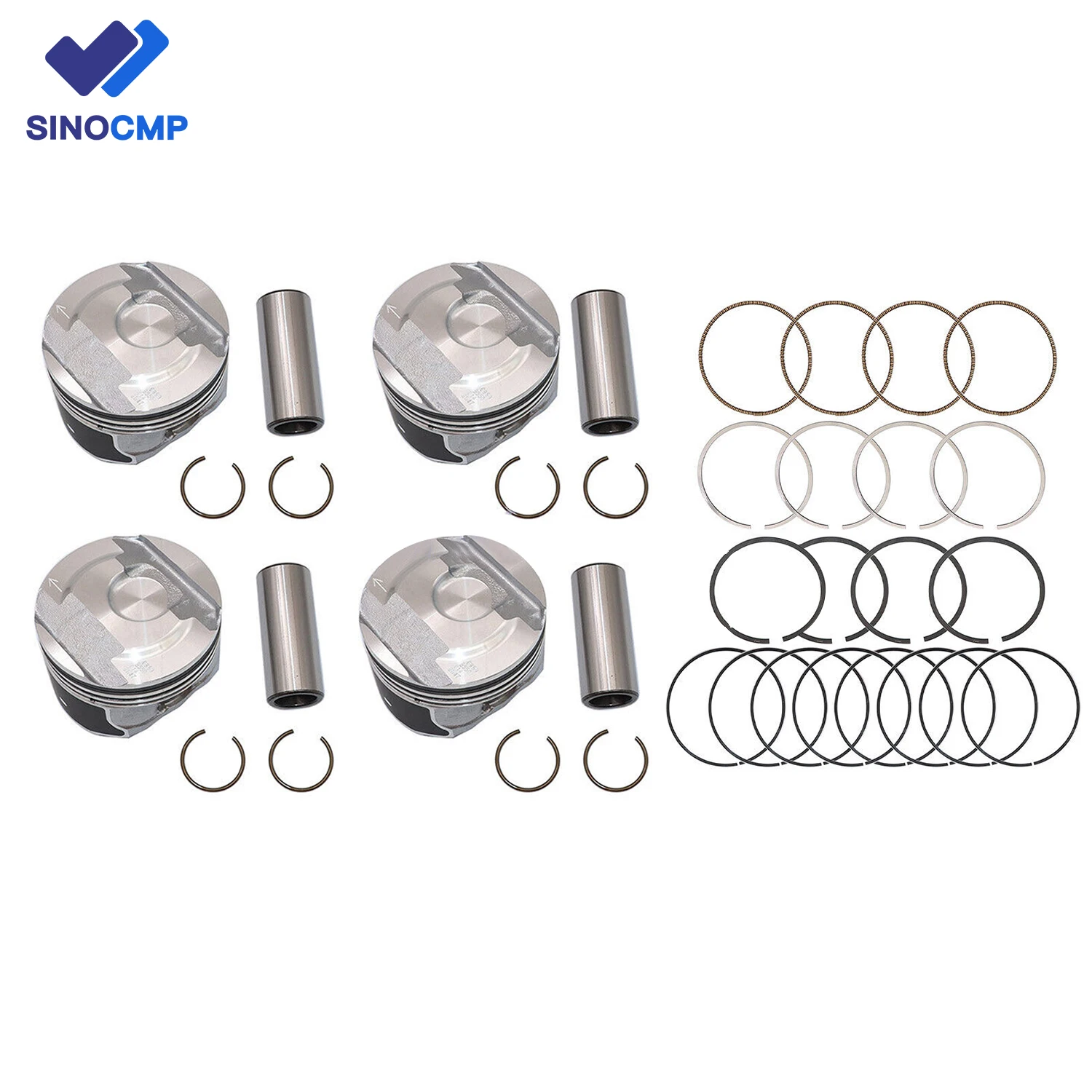 

12569638 12652809 89018107 19180831 12683808 Engine Pistons & Rings Kit Fit For Buick GL8 ES Cadillac ATS XT5 Chevrolet 2.0L