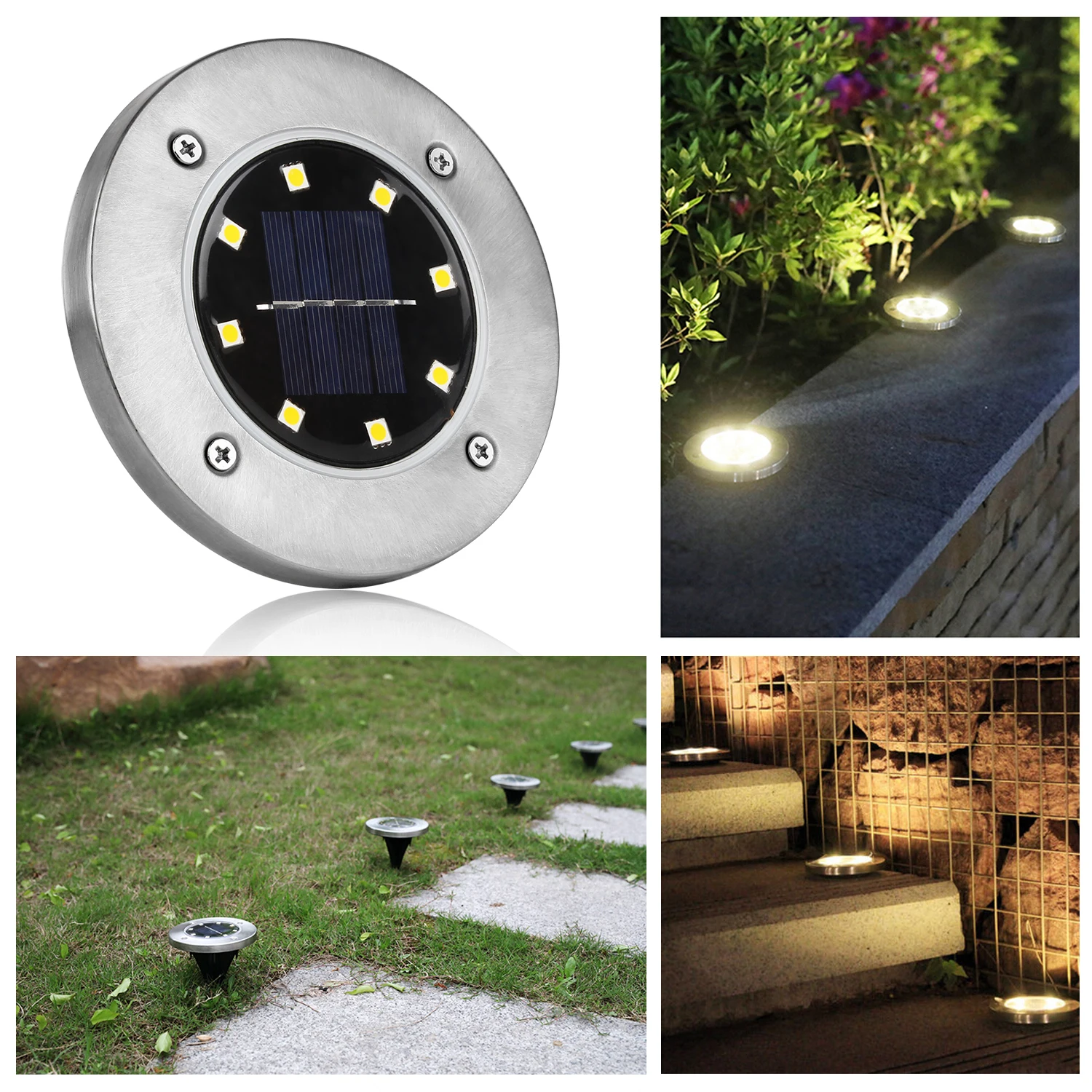 Solar Ground Waterproof Led Landscape Light Solar Lights Garden