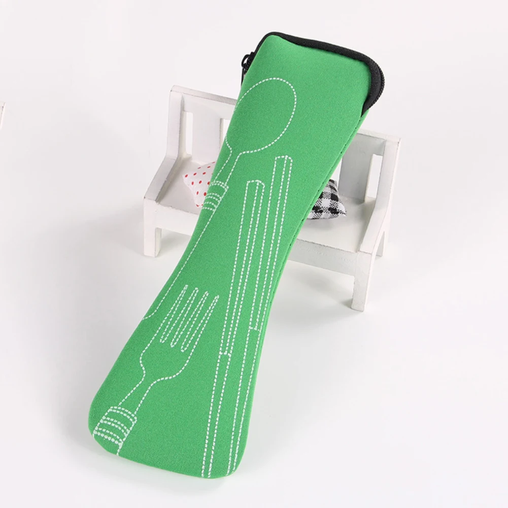 Cutlery Bag Portable Travel Packaging Storage Box Picnic Fork Spoon