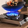 Thickened Magnetic Stainless Steel Panel Gas Stove Household Old-fashioned Gas Cooktop Desktop High Fire Liquefied Single Stove 4