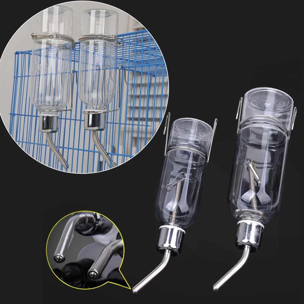 Piccolo Pet Rat Water Drinking Bottle Criceto Coniglio Totoro Dispenser Alimentatore Automatico Cilindrico