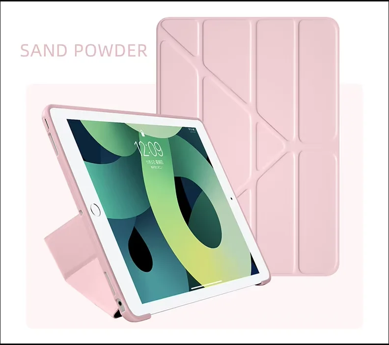 Versatile Multi-Fold Smart Tablet Cover with Auto Wake Function