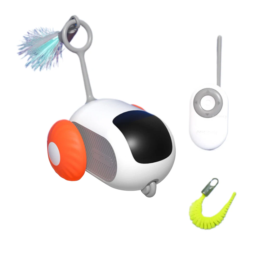 전기 움직이는 고양이 장난감, 리모컨 인터랙티브 고양이 자동차 장난감, USB 충전, 무선 티즈 고양이 장난감, 실내 고양이, 소형견용
