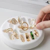Mini Ring Holder Tray Multi Slots Decor Rings Display Stand Bedroom Living Room Jewelry Storage Tray Girls Birthday Gift 5