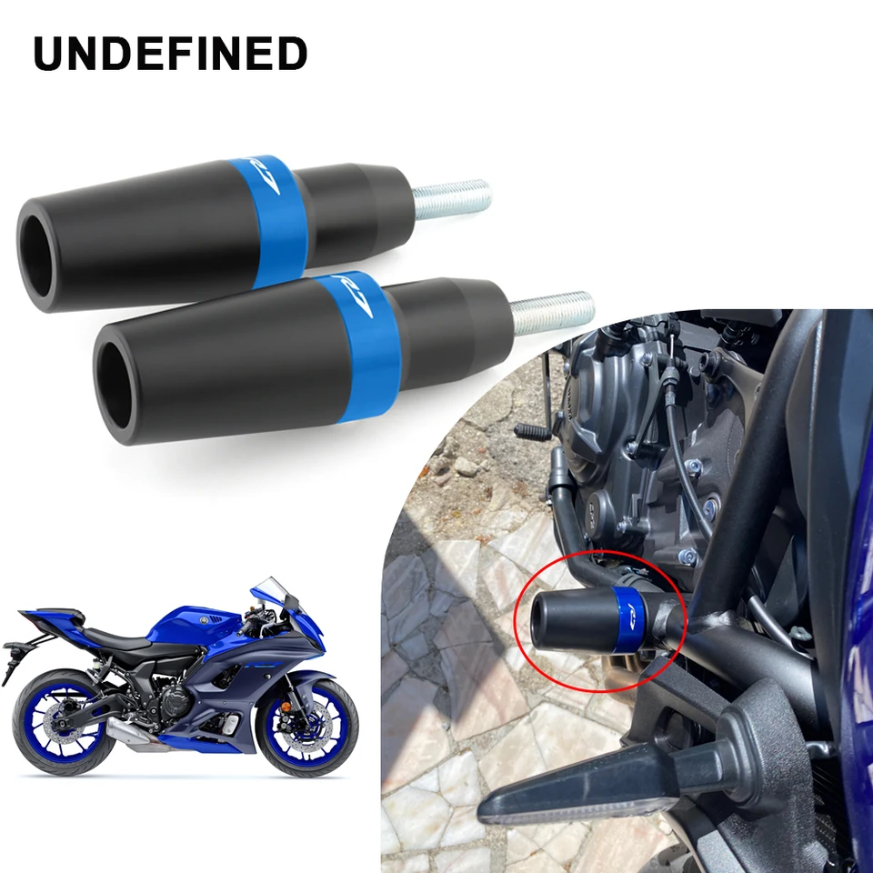 Deslizadores De Marco De Motocicleta Para Yamaha YZF-R6 MT-10 YZFR125 FZ6R  YZFR6 FZ09 Virgo 250 TDM 850 Slides De Marco De Motocicleta Controladores  Anti Crash Pad Motor Carenado Protector, image size:960x960