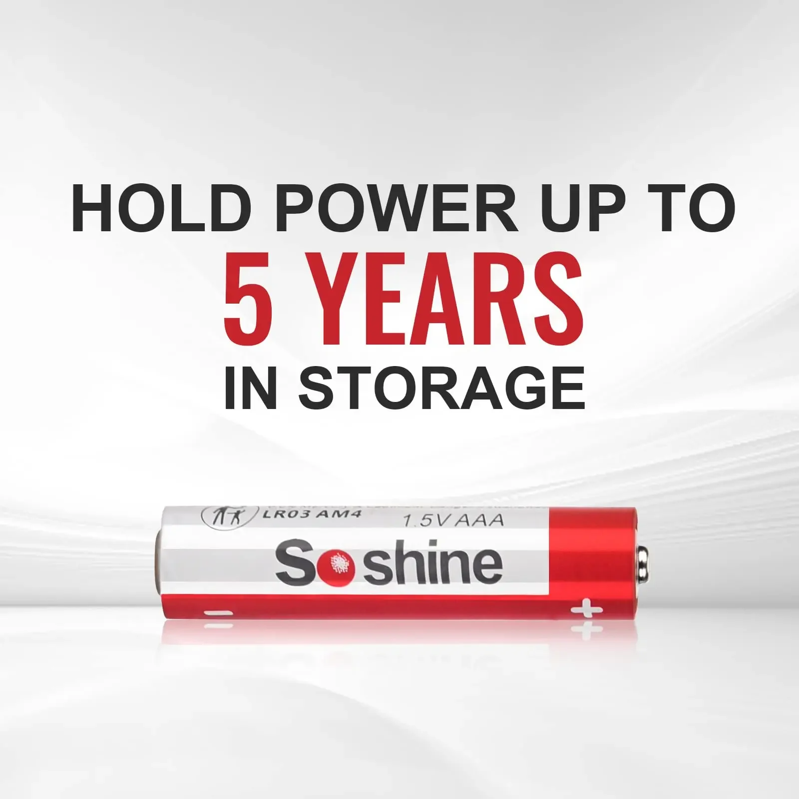 AAA Alkaline Batteries 36PCS 1.5V 5-Year Shelf Life Toy