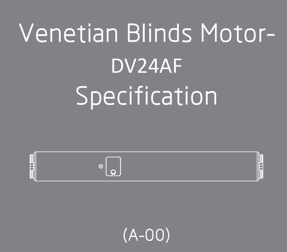 Dooya-Motor tubular para persianas venezianas de alumínio,