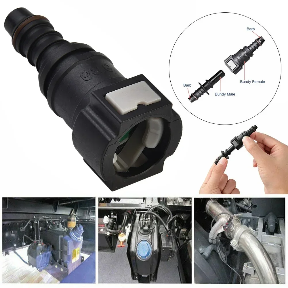 Connettore Sgancio Rapido Linea Carburante 8mm Per Auto - Universale 2,2 X 5,2 Cm